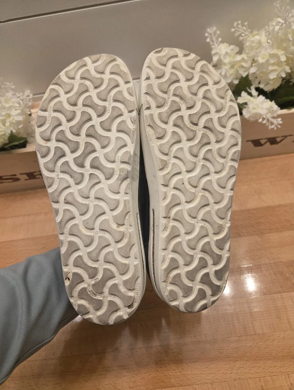 Birkenstock Oswego Slip-On Shoes Midnight Navy Canvas/Suede Women's Size EU 37